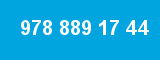 978 889 17 44 978 889 17 44